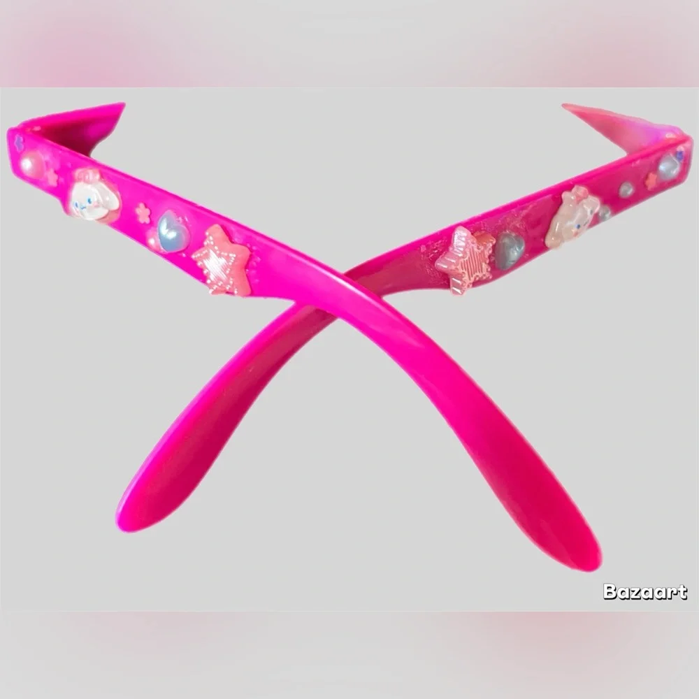 Pink Sunglasses for your lil One. Super Cute Kids Shades Handmade just for them.